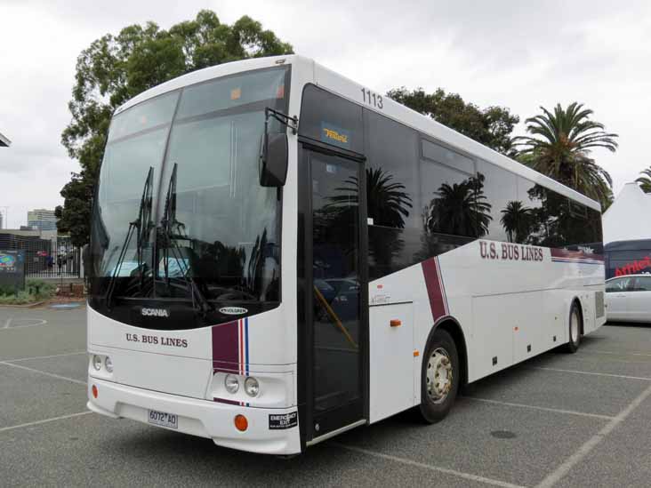 US Bus Lines Scania K94IB Volgren SC222 1113